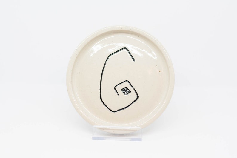 Set of ceramic Cubists plates image 7