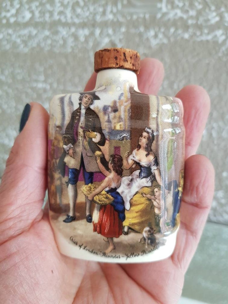 RARE Vintage Orlando Cherry Brandy Aidee Liqueurs MINIATURE Bottle Flask!