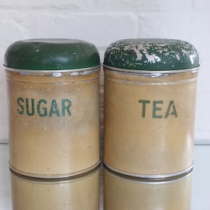 Worcester キャニスター　缶　tea /sugar イギリス　ティン缶 Worcester Ware Tins - Etsy