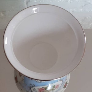 Polly Anna Fine Bone China 25th Silver Anniversary Bowl Beautiful image 5