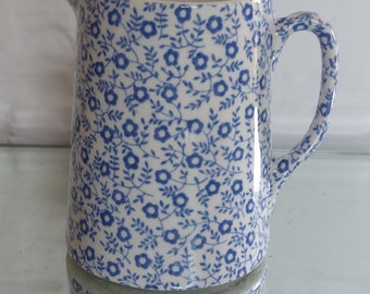 Scarce Burleigh "Felicity" Staffordshire Milk Jug 3.2" Tall c1930