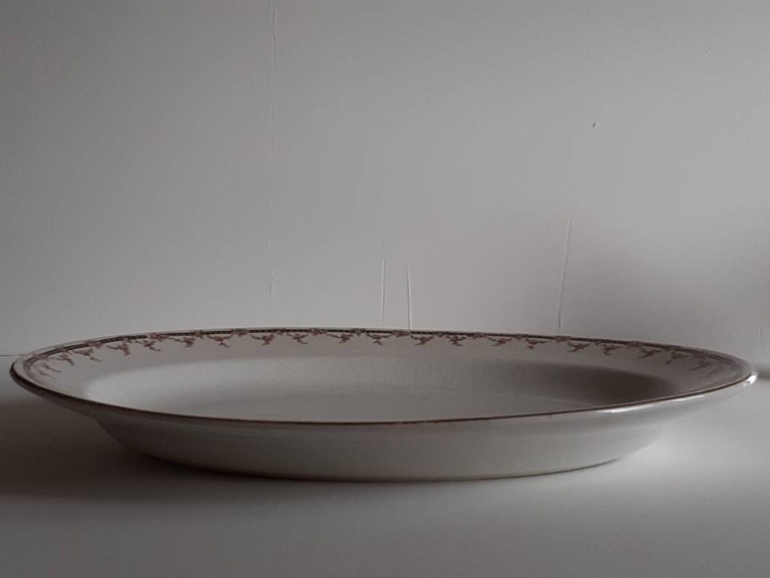 LARGE Vintage Stoke on Trent Plate/Platter 14 Long X Etsy