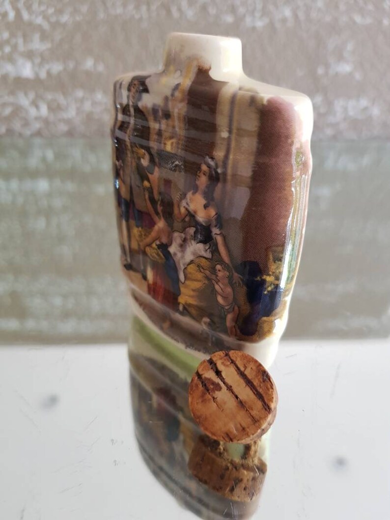 RARE Vintage Orlando Cherry Brandy Aidee Liqueurs MINIATURE Bottle Flask!