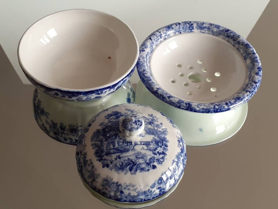 Antique Minton Soap Dish Strainer Cover C.1900 1919 art Etsy