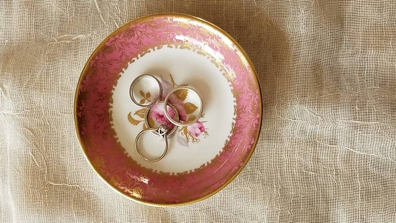 Charming Aynsley Little Plate or Trinket Dish-Made in England!
