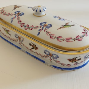 Rare Antique Minton Lidded Lidded Toothbrush- Razor Box- Holder c1867-68