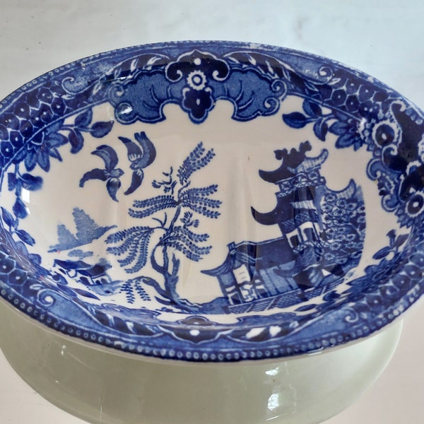 Burleigh Ware Blue Willow Etsy