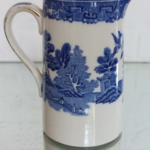 Hotel Ware &quot;Old Willow&quot; Pattern Alfred Meakin England Small Jug- Creamer c1900s