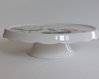 Fabulous Royal Horticultural Society Sweet Pea Cake Stand David Mason Design- Unused- Original Box!