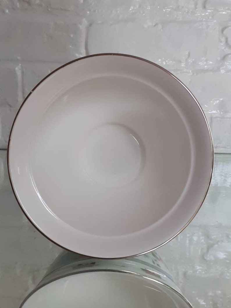 Polly Anna Fine Bone China 25th Silver Anniversary Bowl Beautiful image 8