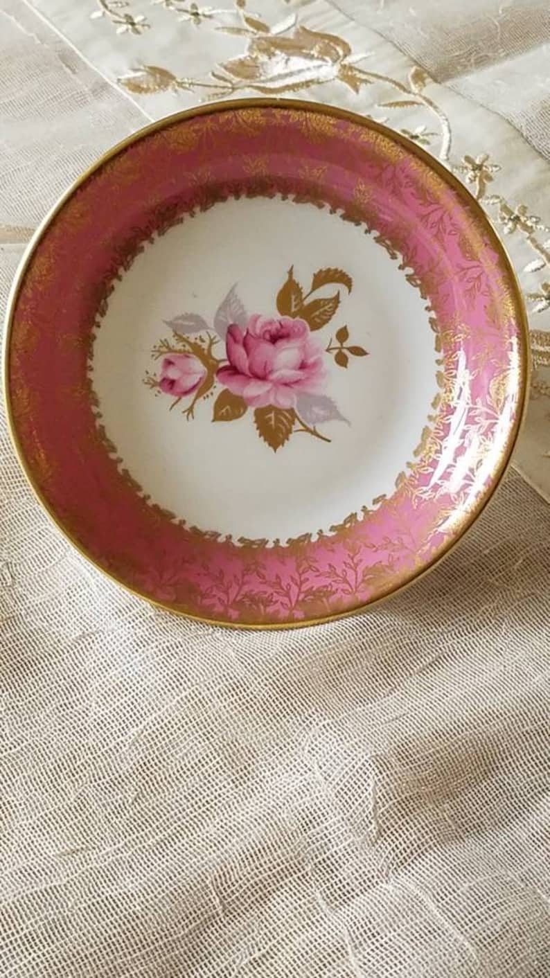 Charming Aynsley Little Plate or Trinket Dish-Made in England!