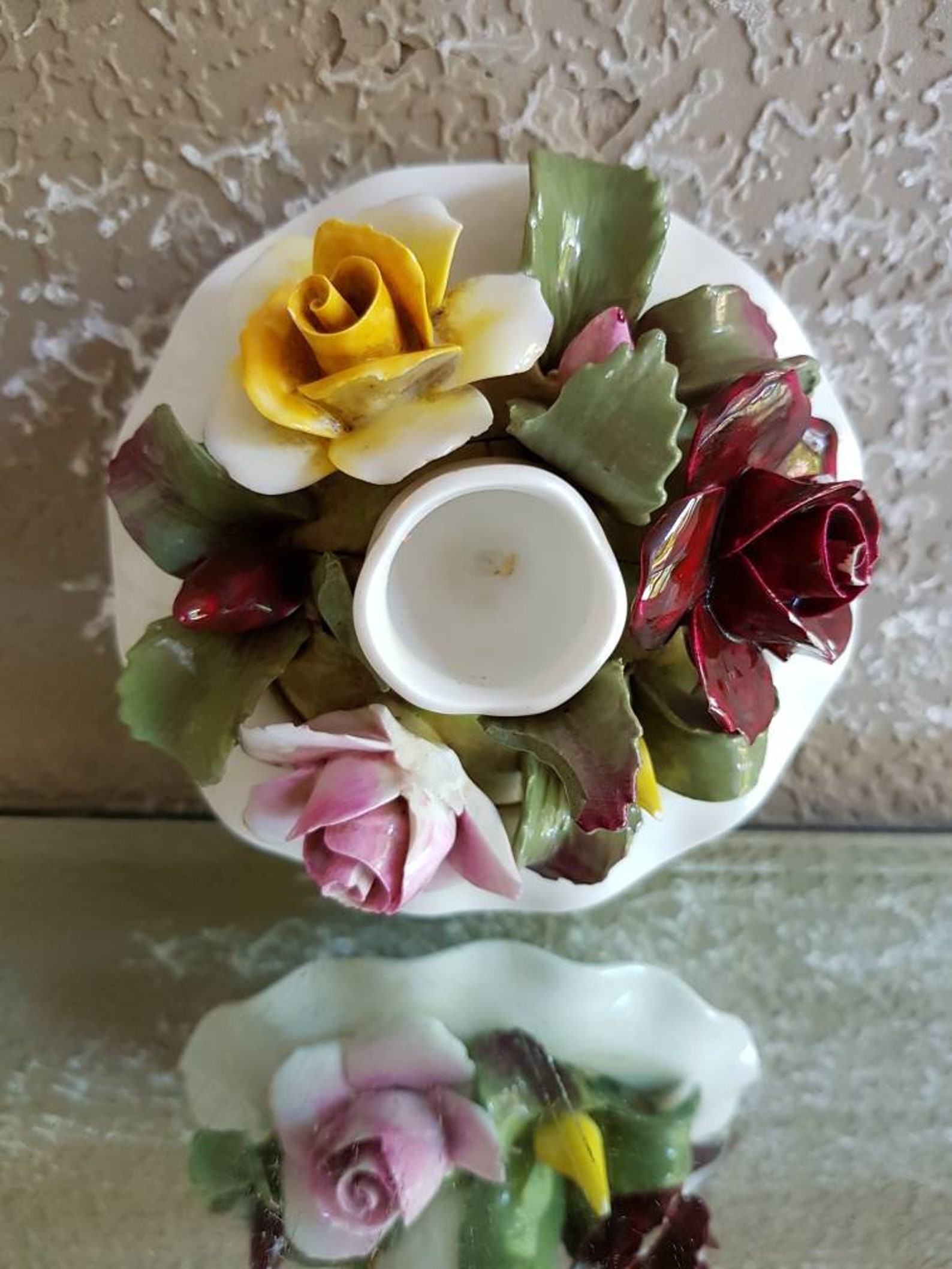 Fine Bone China Aynsley Candle Holder Hand Etsy