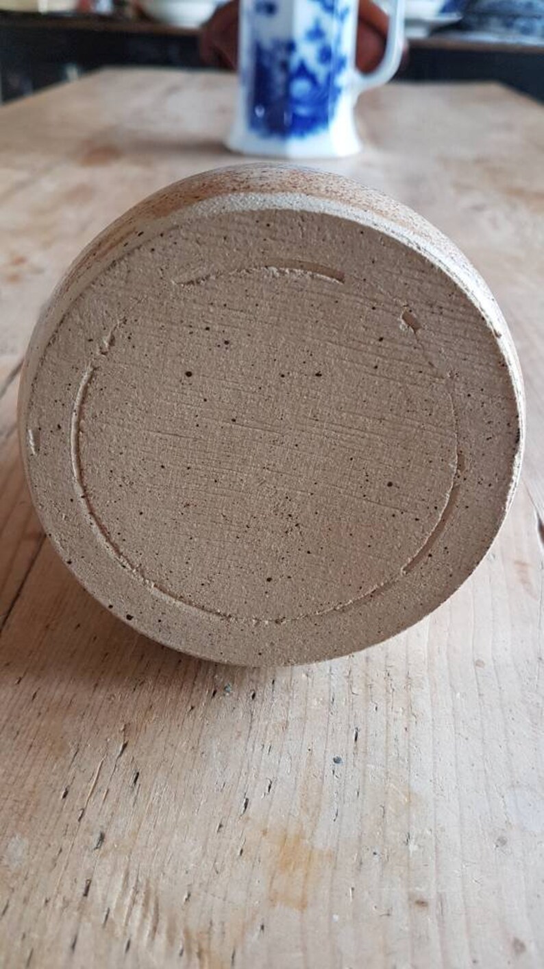 Made in England Stoneware Rustic Salt Sack Pottery