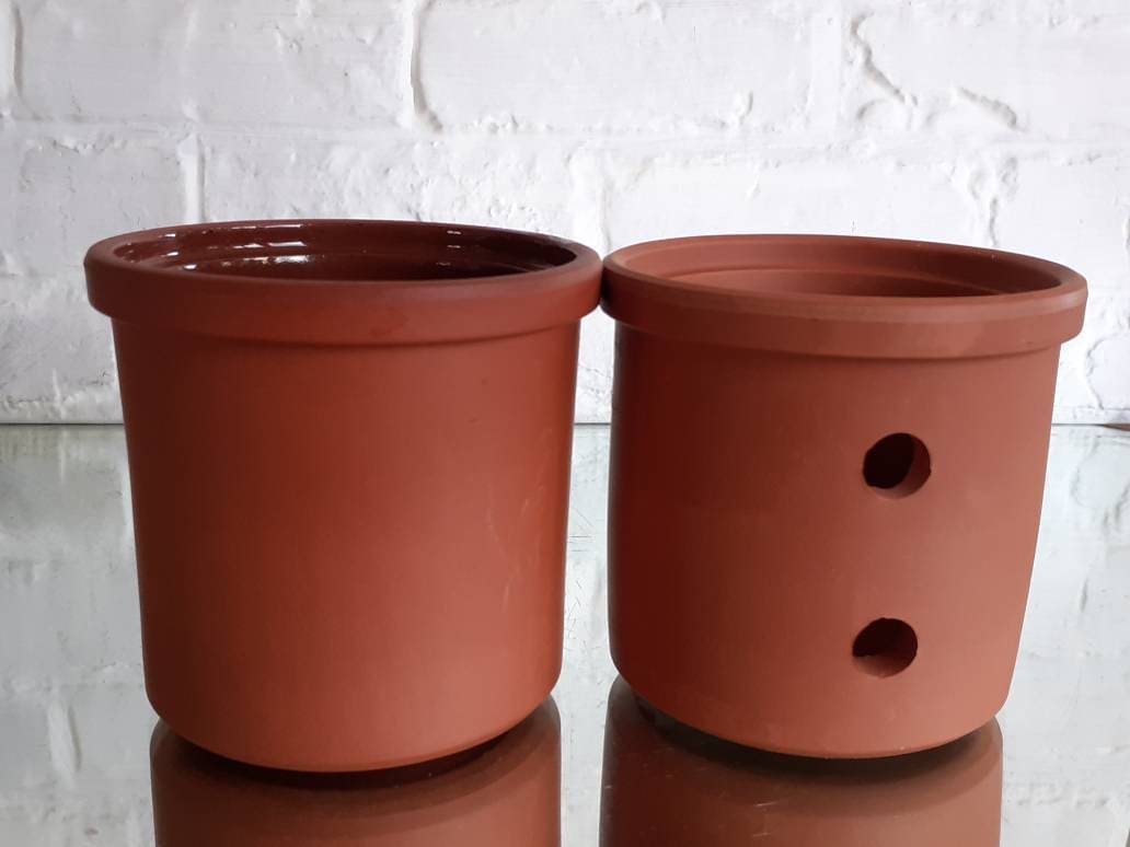 Henry Watson Pottery Terracotta Garlic Cellar & Breakfast Etsy UK