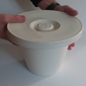 RARE &quot;Burleigh Ware Burgess & Leigh&quot; Top Hat Shaped Massively Large- Heavy Lidded Serving Dish- Bowl c.1920
