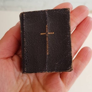 Sweet Old MINIATURE Book of Common Prayer + Hymns Book Leather Bound- University Press Oxford