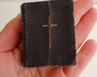 Sweet Old MINIATURE Book of Common Prayer + Hymns Book Leather Bound- University Press Oxford