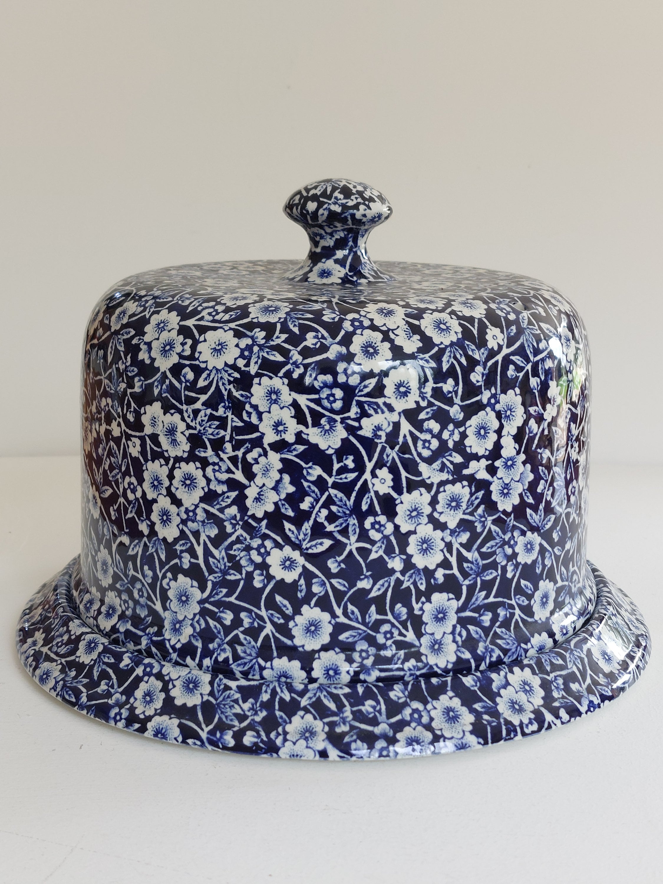 Blue Calico Burleigh Dish - Etsy