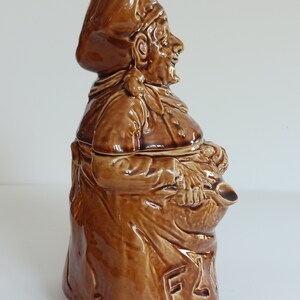 Vintage Sadler LARGE Ceramic Baker Character-Novelty Lidded Flour Storage Dish! image 10
