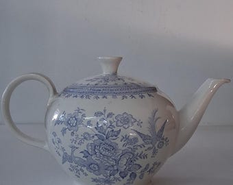Burleigh Asiatic Pheasants B&L England Large Vintage Teapot!