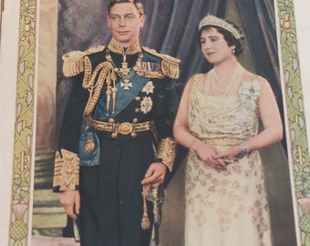 1937 King George VI & Queen Elizabeth Coronation 1936 Royal Children Magazines
