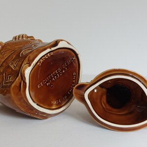 Vintage Sadler LARGE Ceramic Baker Character-Novelty Lidded Flour Storage Dish! image 4