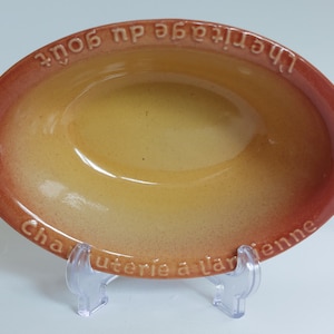 Vintage French Terrine Deep Dish- Oven Baking &quot;L&#39;Heritage du Gout&quot; Jean Pierre Tallec c1950
