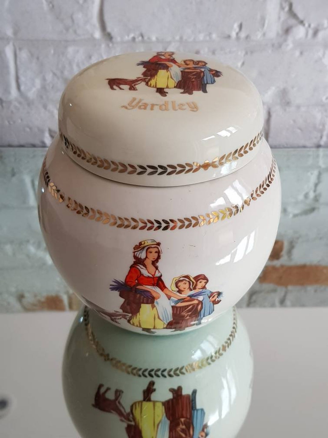 Vintage yardley Commemorative Ginger Jar Etsy