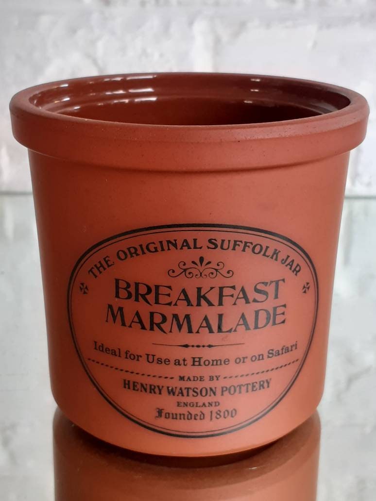 Henry Watson Pottery Terracotta Garlic Cellar & Breakfast Etsy UK