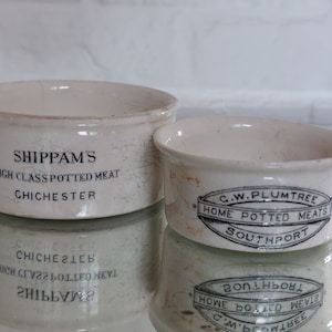 Plumtree Potted Meat Pot - Etsy