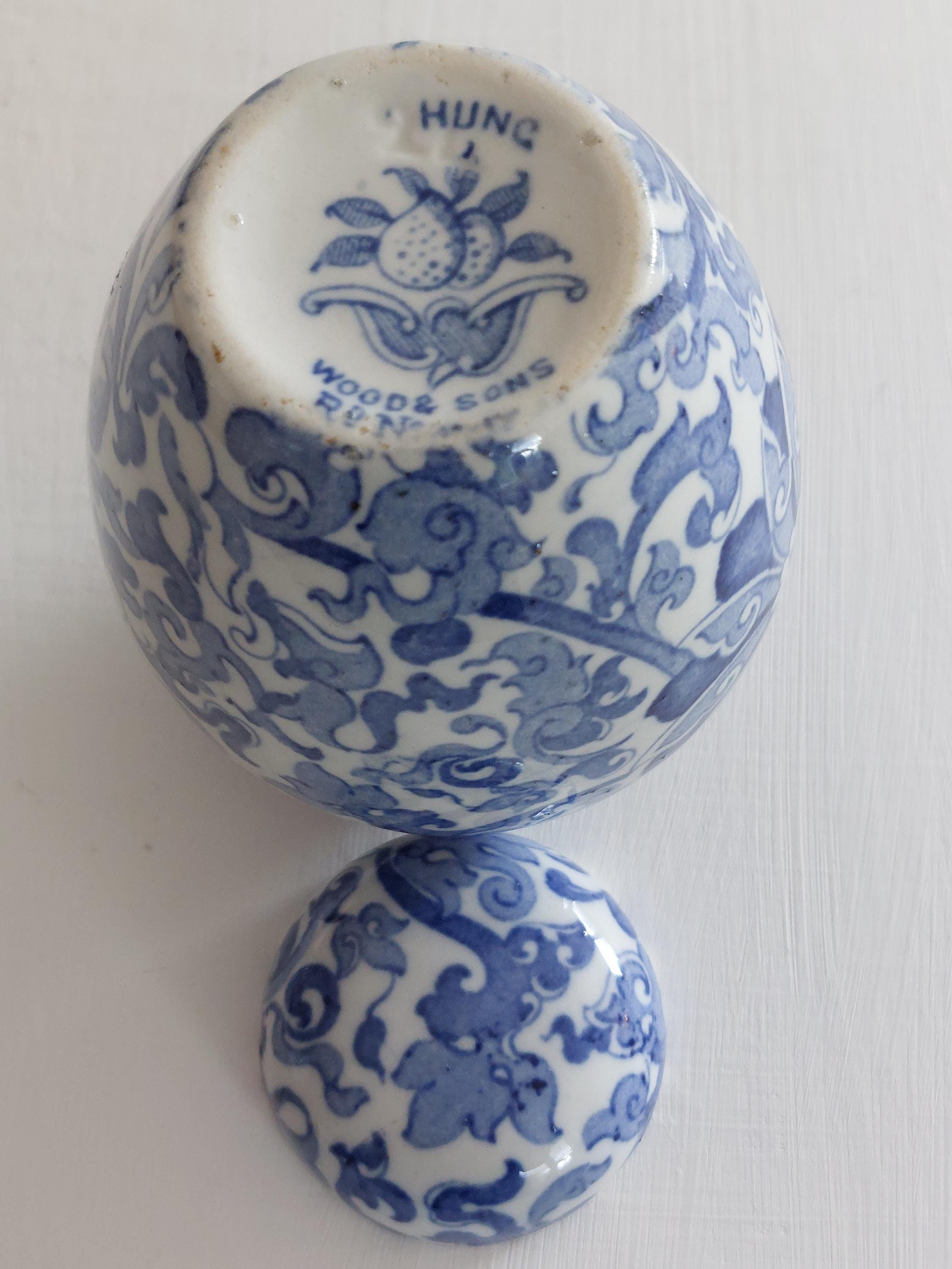 Bang Chung Pattern Rare Antique Wood & Sons