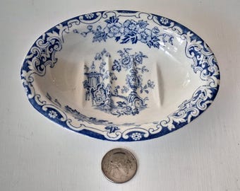 Rare Scarce Burleigh B & L "Celeste" Pattern Small Soap Dish!