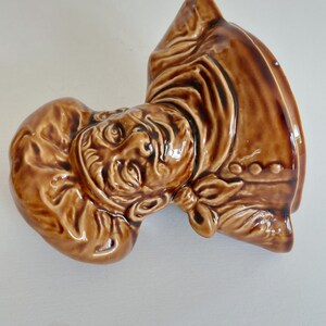 Vintage Sadler LARGE Ceramic Baker Character-Novelty Lidded Flour Storage Dish! image 7