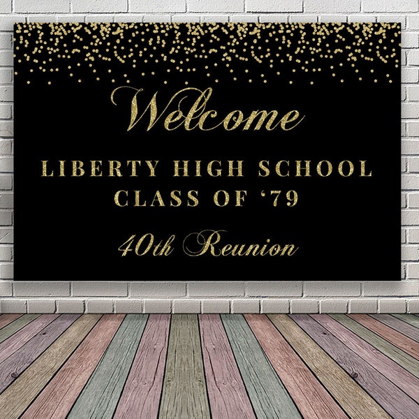 Class Reunion Sign 40th - Etsy