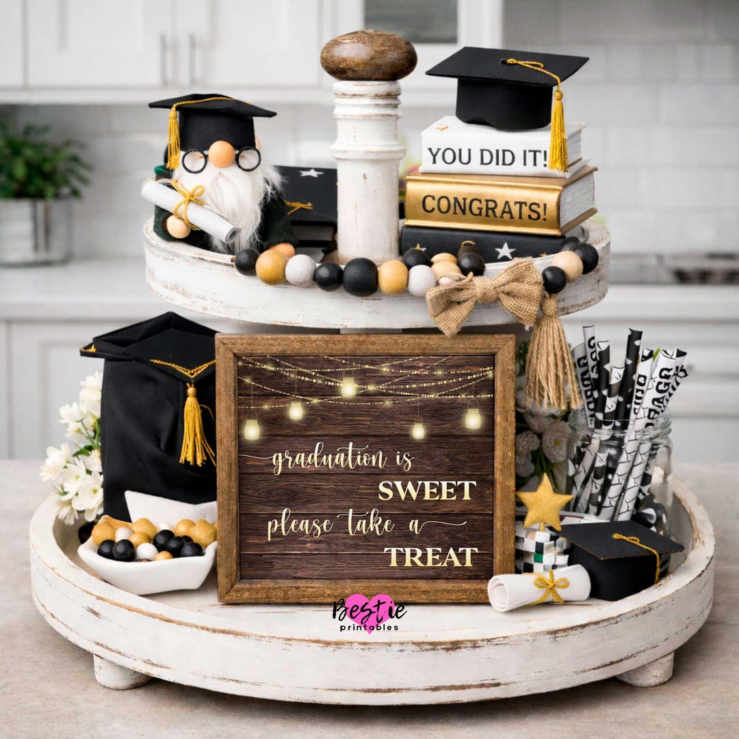 Rustic Graduation Signs Rustic Graduation is Sweet Sign, Digital Download - Etsy