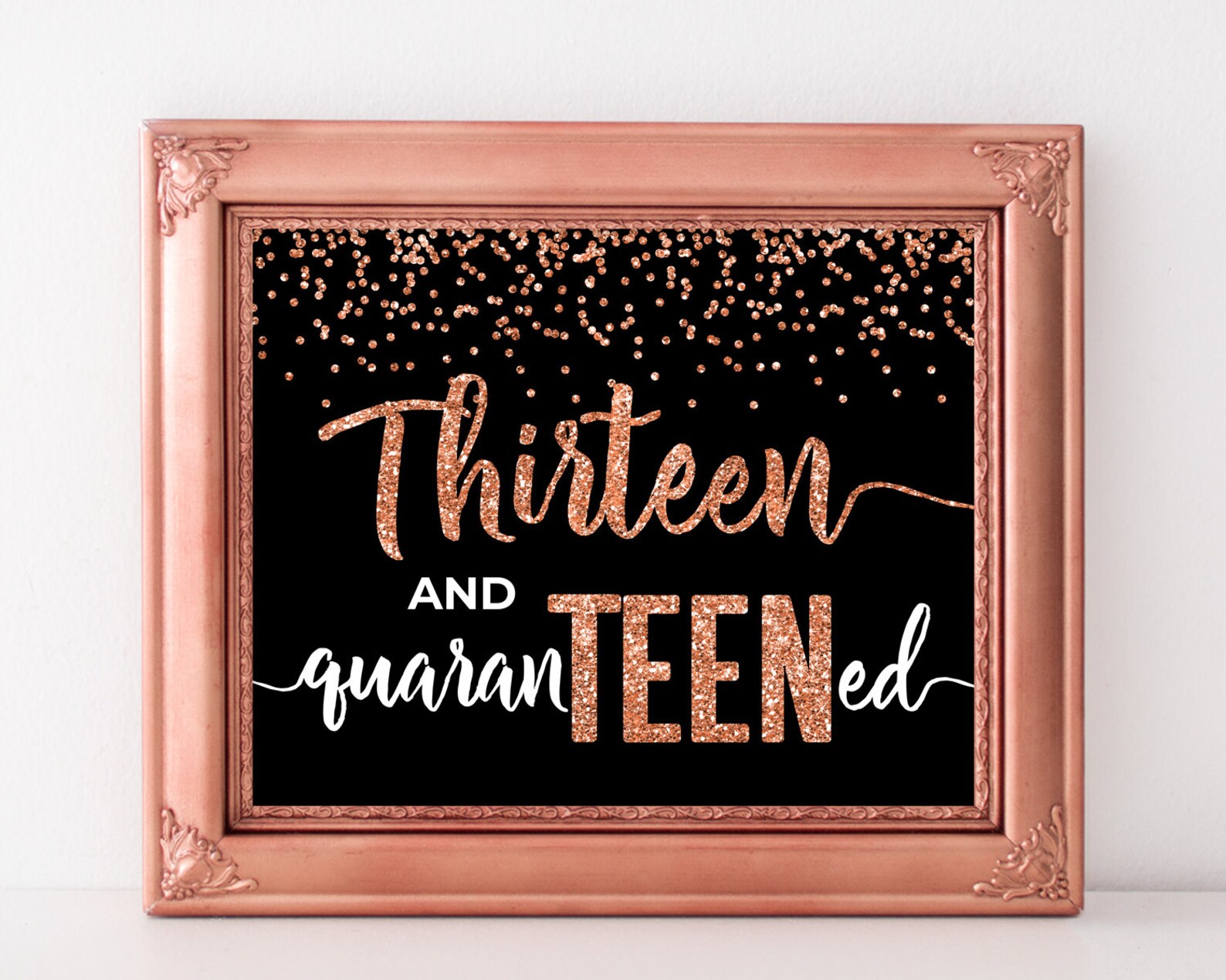 Quarantine 13th birthday party Quarantine birthday sign 13th Etsy