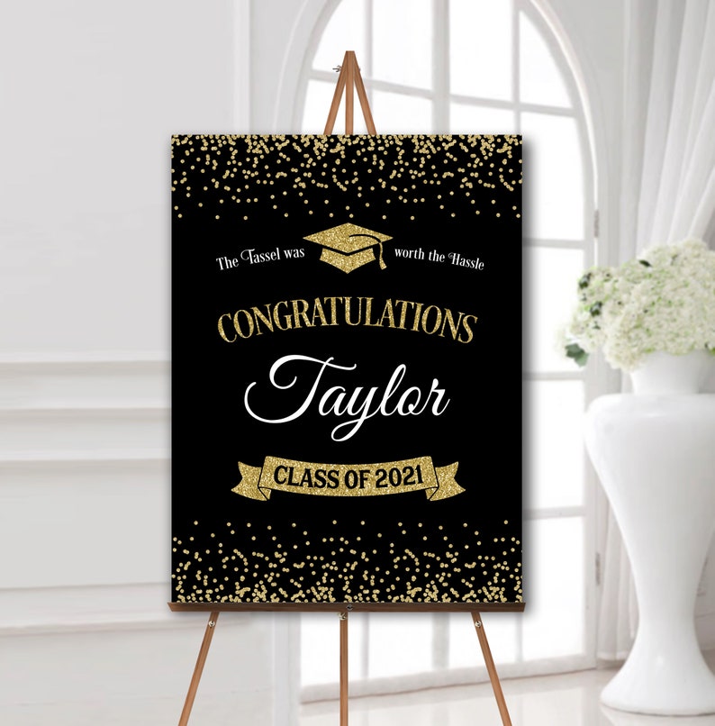 Congratulations Class Sign Congratulations Sign Congratulations Poster Graduation Sign Printable ...