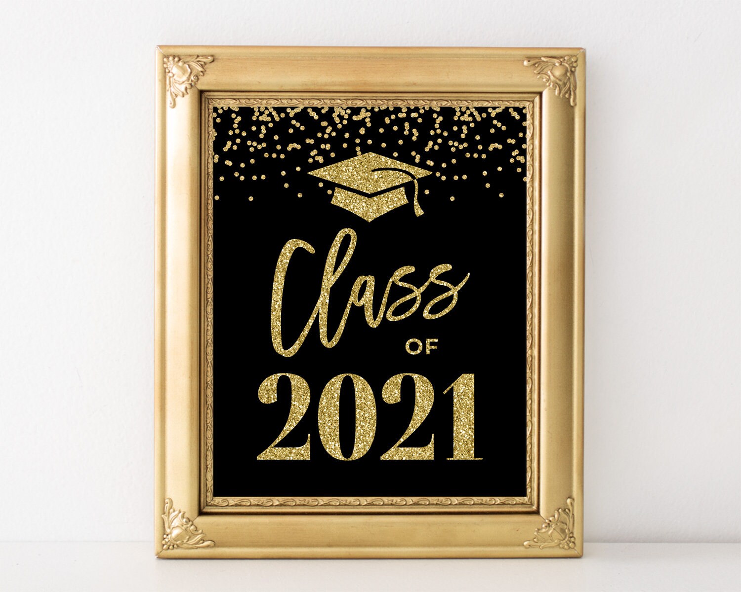 Class of 2021 sign Class of 2021 poster Graduation 2021 sign Etsy