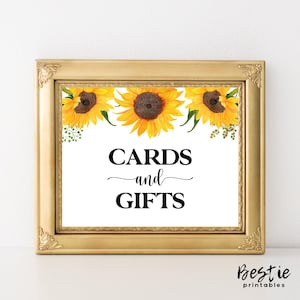 Panneaux tournesols, panneaux pour cartes et cadeaux, panneaux de mariage rustiques, décorations de mariage tournesols, décoration de mariage, affiche d'anniversaire rustique
