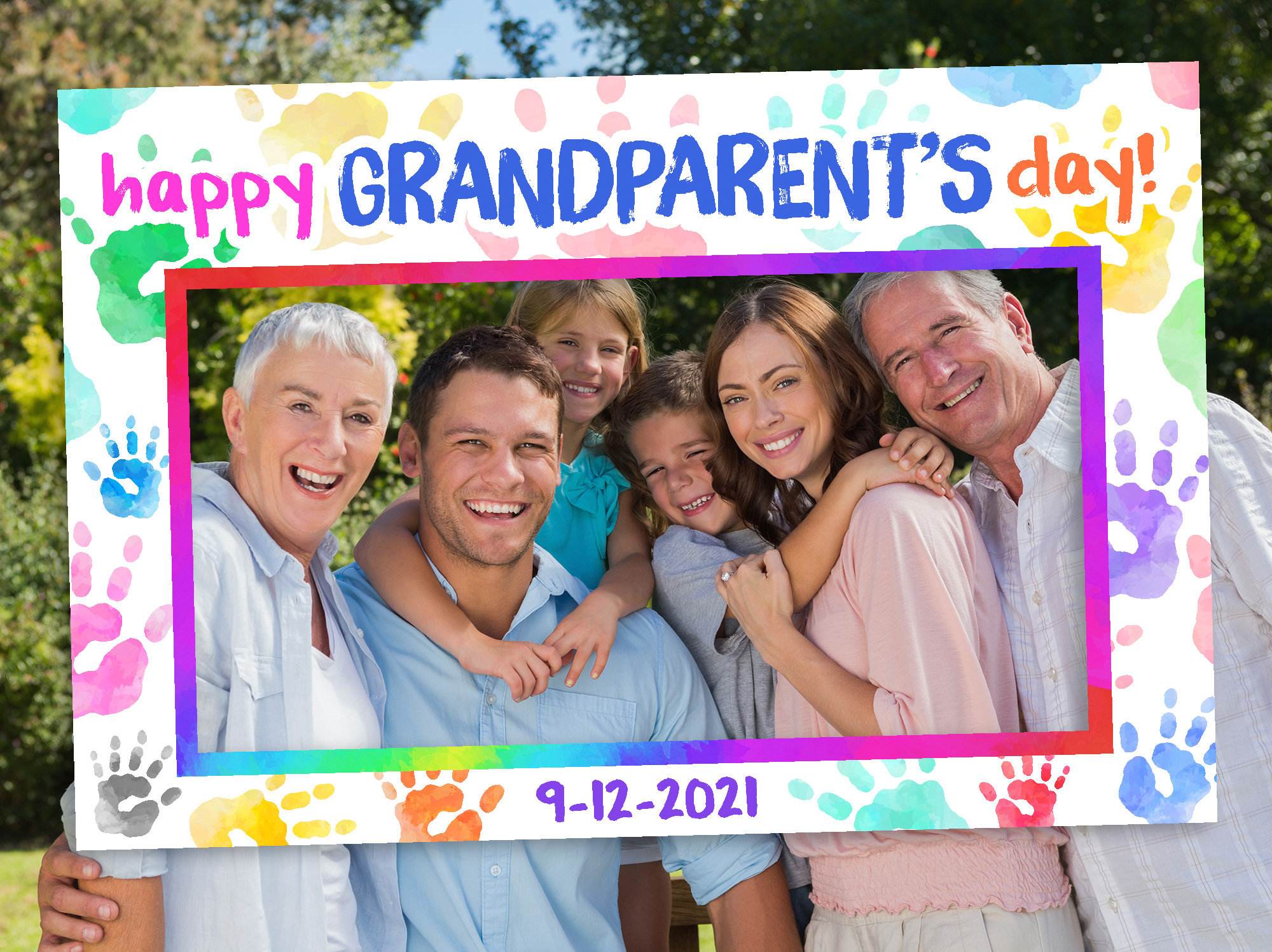 grand parents day photo frame
