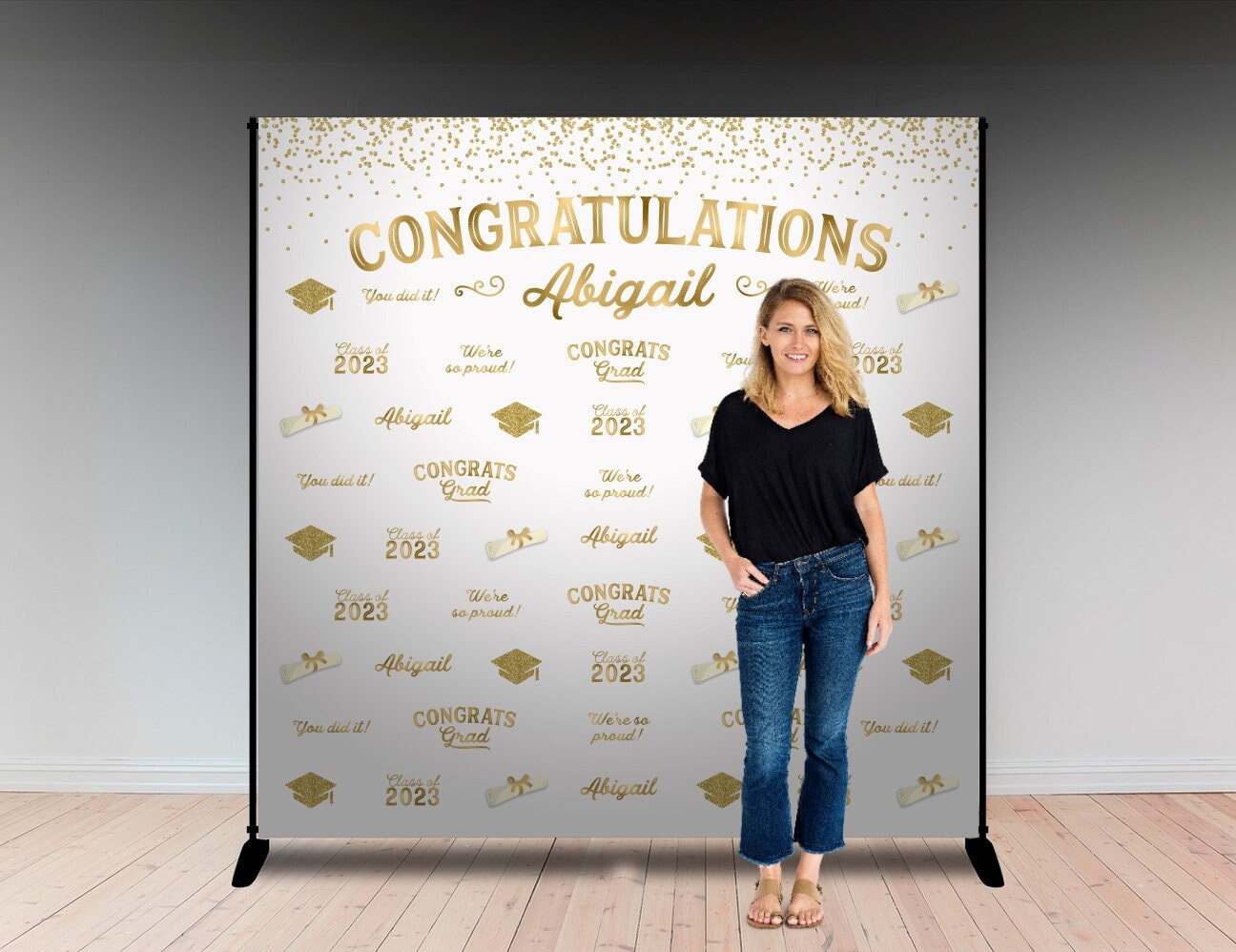 Graduation Backdrop Personalized and Printed Graduation Background for ...