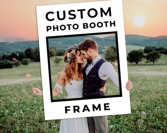 Custom Wedding Car Photo Booth Frame, Wedding Photo Booth Props, Party  Photo Props, Wedding Photo Backdrop, Sage Wedding Decorations, Selfie 