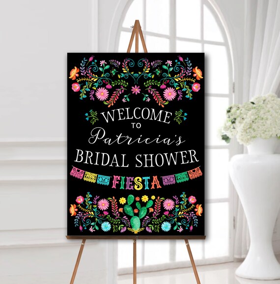 PRINTABLE Fiesta Bridal Shower Fiesta Theme Mexico Party Etsy