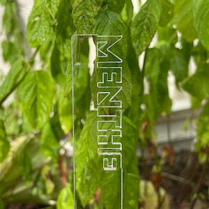 Étiquette pour Jardinage. Noms de plantations pour jardinage. Etiquettes pour potager. Accessoire Permaculture