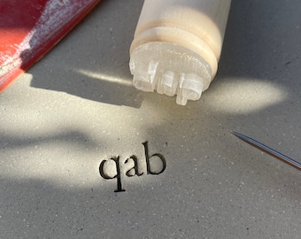 Monogram pottery Stamp. Acrylic ceramic Stamp with signature. Pottery Stamp. Monigram stamp. Greenware clay stamp