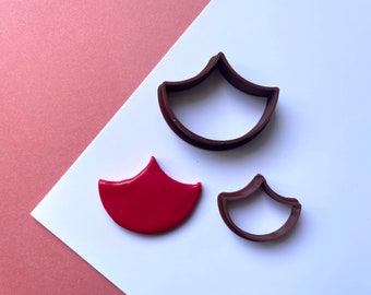 Tile cookie cutter for polymer clay. Clay Arch cookie cutter. Fimo dough cookie cutter. Tile cookie cutter for jewelry.