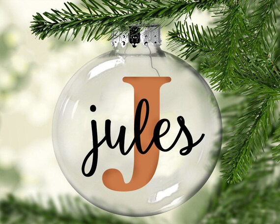 Boule De Noël Personnalisable Avec Prénom Décoration De Noël Prénom Christmas Ornament Cadeau Noël Personnalisé Décoration Sapin De Noël