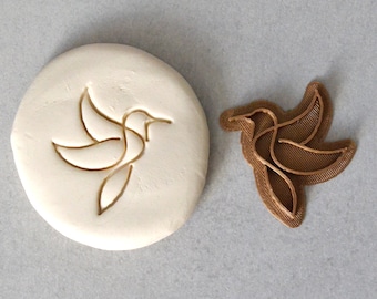 humming bird Soap Stamp. Stamp with Humming bird. Soap Stamp. Floral stamp. Cold process soap