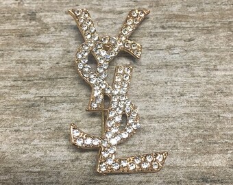 YSL Inspired Fashion Brooch