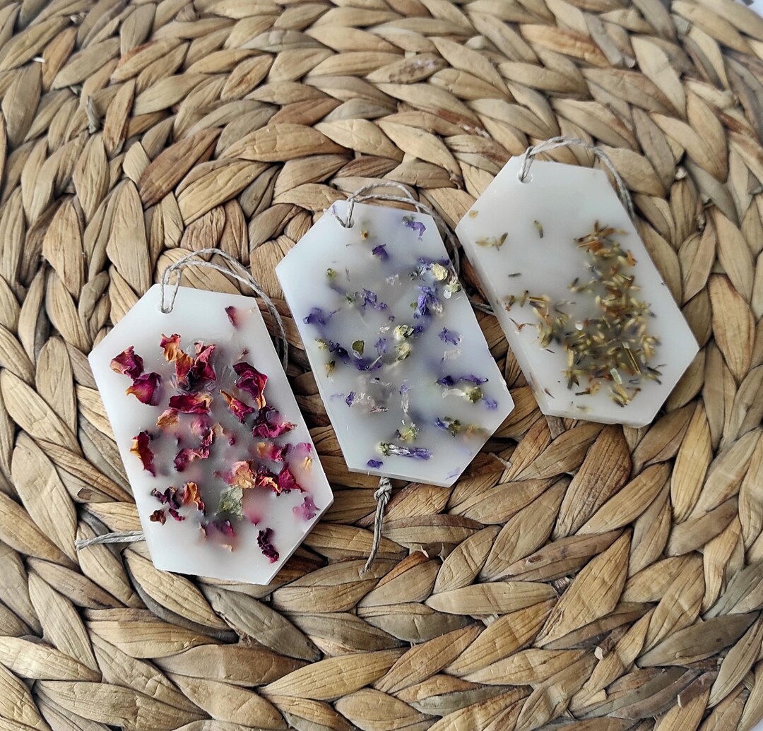 Botanical Solid Air Freshener Set of 3 | Cotton Scent Soy Wax Tablets ...